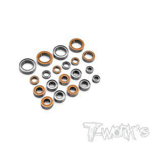 TWORKS GSS-RC8B4E Gold Plated Steel Screw Set 152pcs.( For Team Associated RC8 B4E )